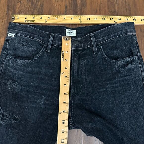 CITIZENS OF HUMANITY COH Sasha Twist Flare Crop Jeans Low Slung Flare - Picture 14 of 16